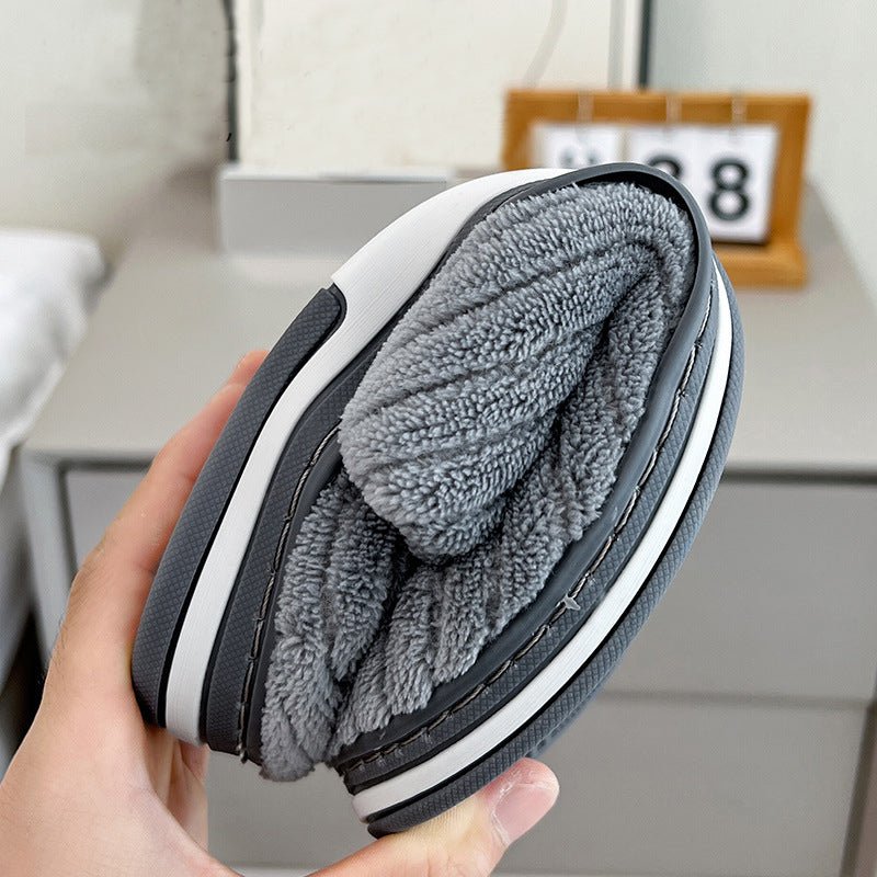 Solid Color Simple Cotton Slippers - AmiraMart