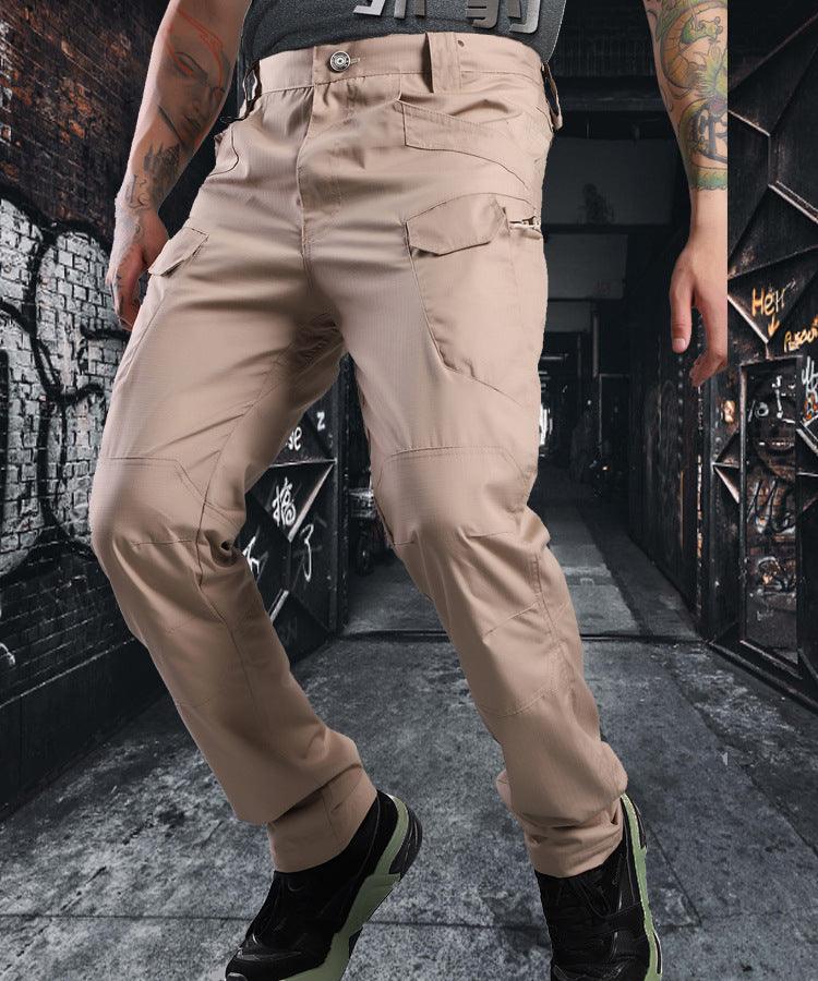 Solid Color Waterproof Men's Wear - resistant Plaid Overalls - AmiraMart