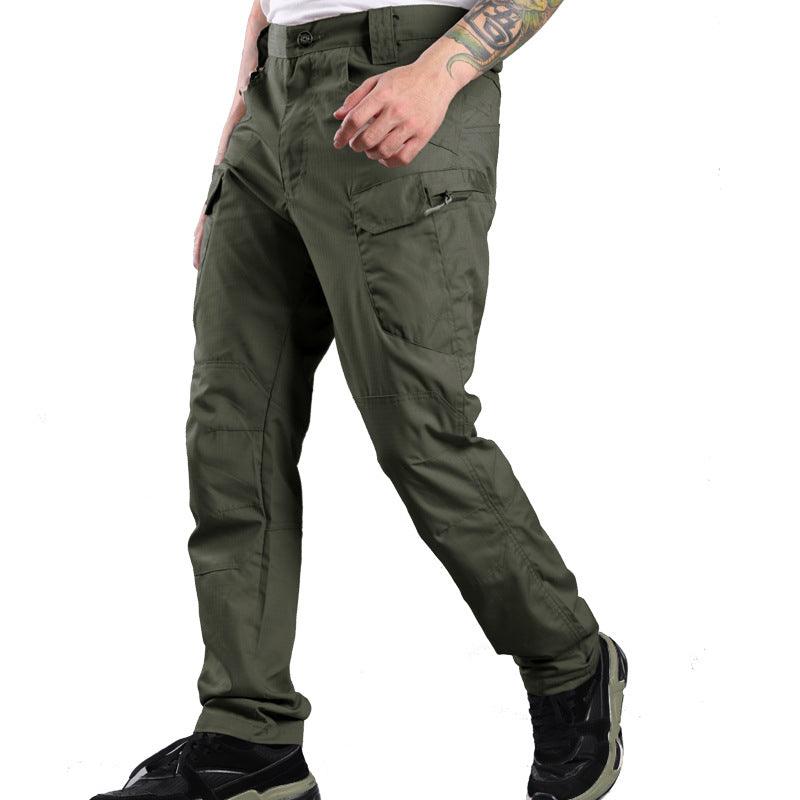 Solid Color Waterproof Men's Wear - resistant Plaid Overalls - AmiraMart