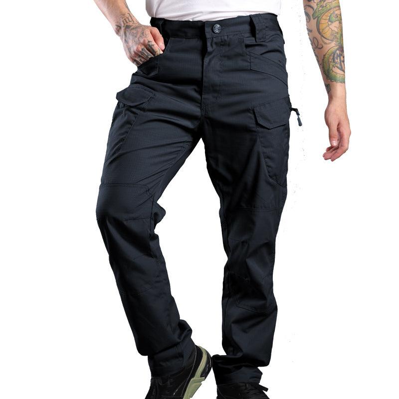Solid Color Waterproof Men's Wear - resistant Plaid Overalls - AmiraMart