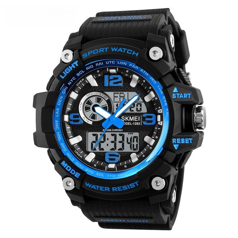 Sports Waterproof Electronic Watch Multifunctional Men - AmiraMart