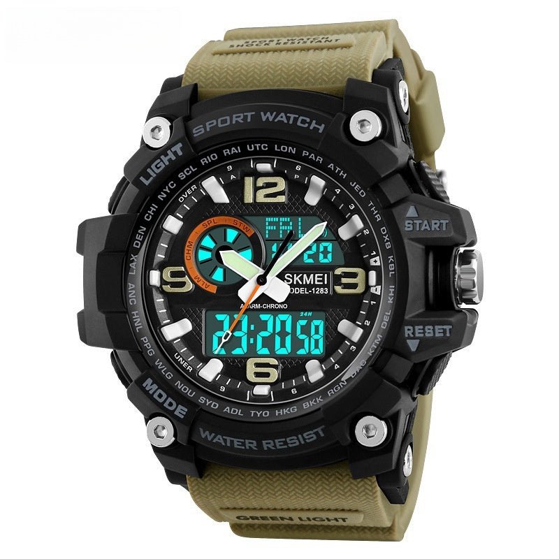 Sports Waterproof Electronic Watch Multifunctional Men - AmiraMart