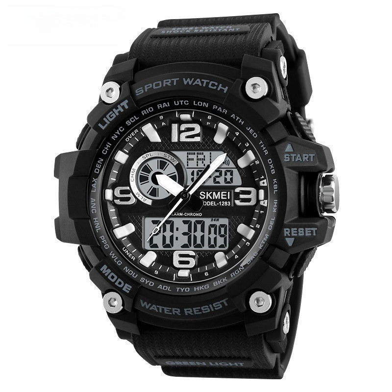 Sports Waterproof Electronic Watch Multifunctional Men - AmiraMart