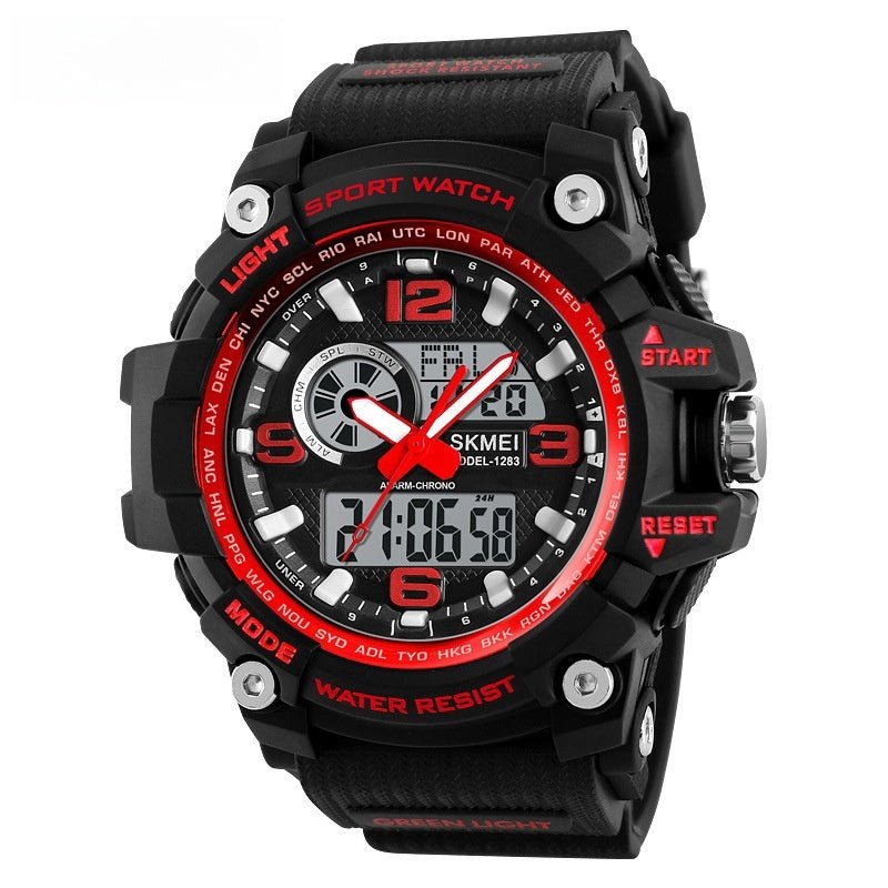 Sports Waterproof Electronic Watch Multifunctional Men - AmiraMart