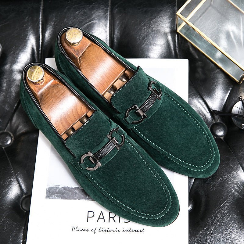 Spring Men's Matte Leather Shoes - AmiraMart