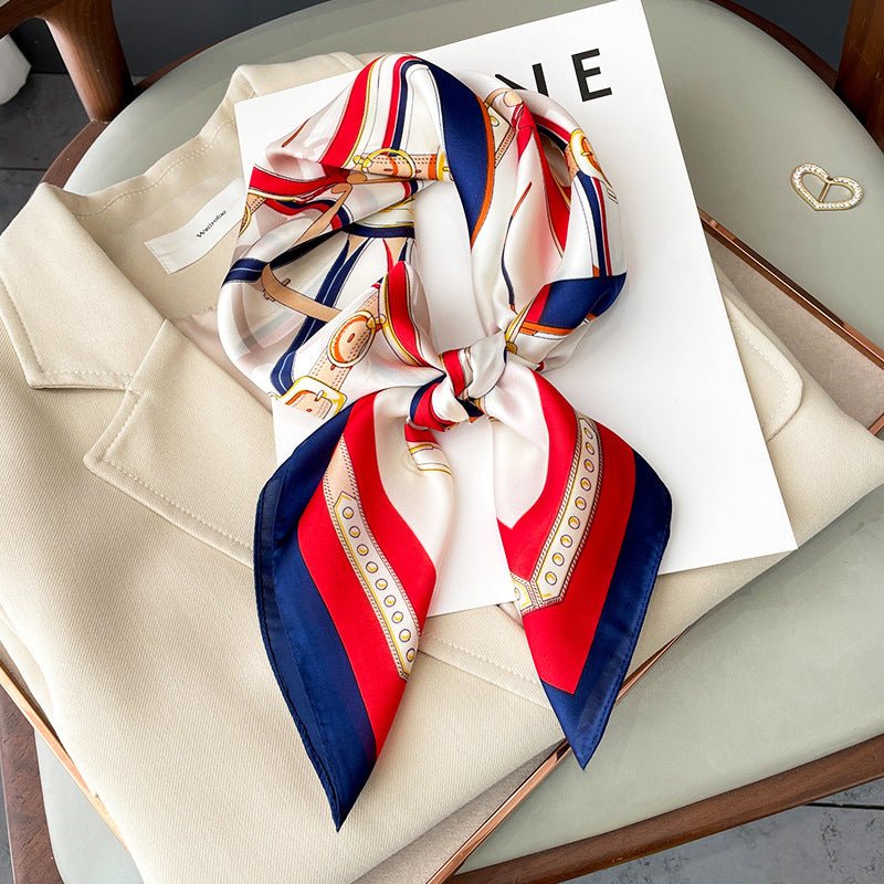 Spring/Autumn Fashion Silk Scarf - AmiraMart