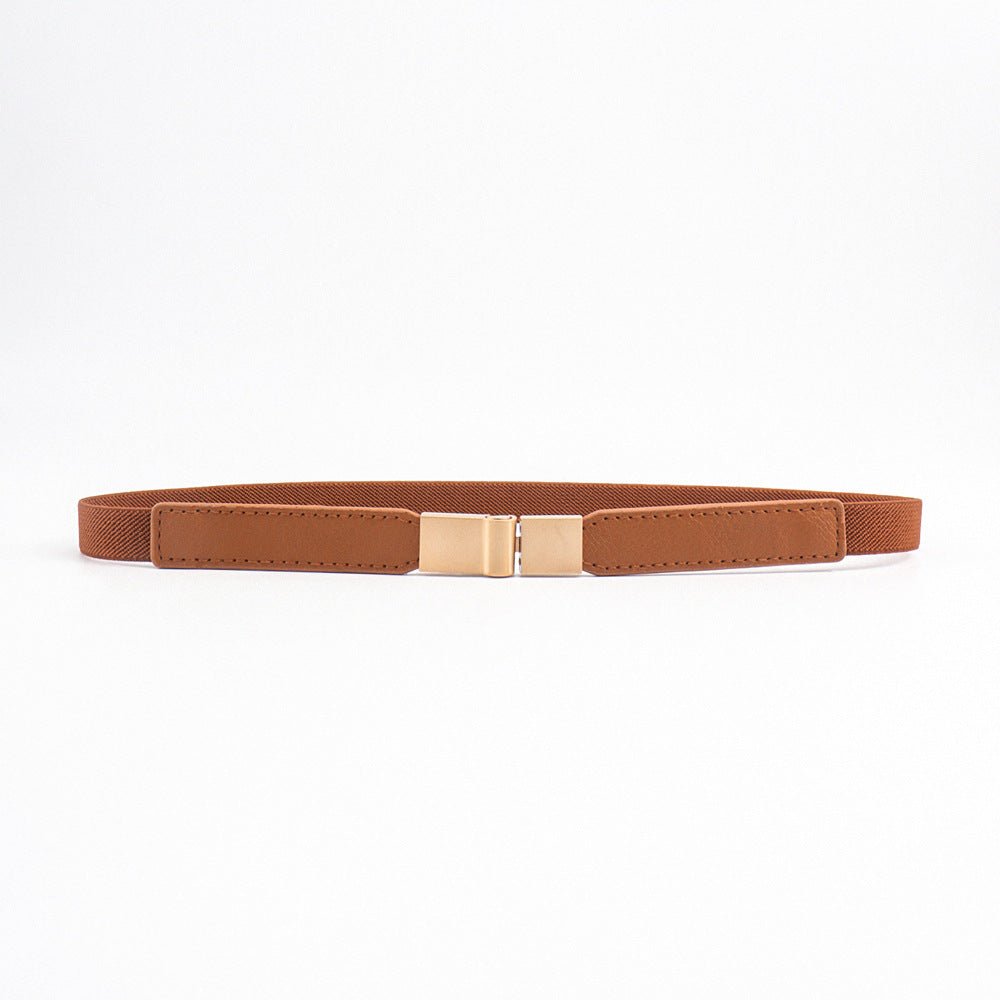 Square Buckle Belt - AmiraMart