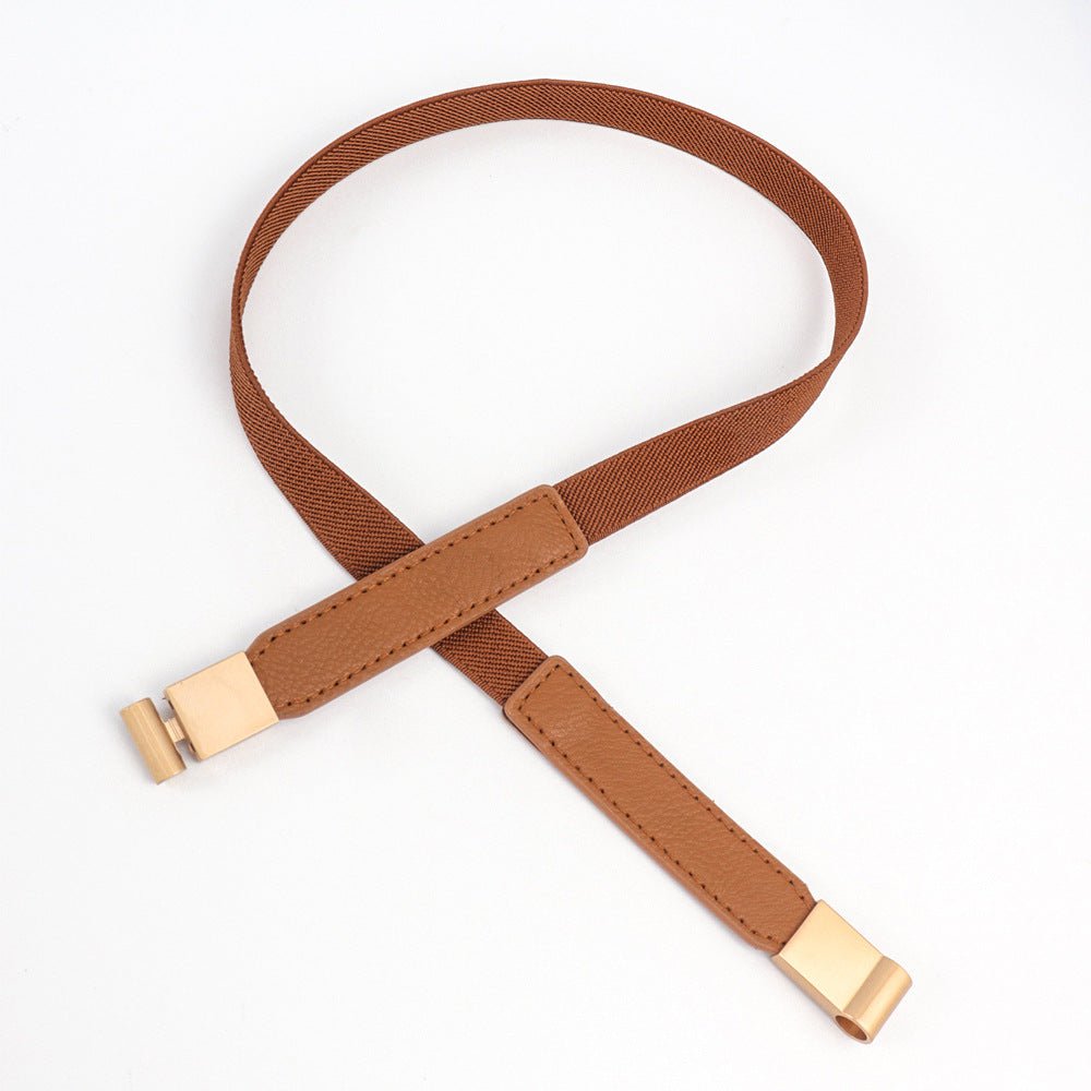 Square Buckle Belt - AmiraMart