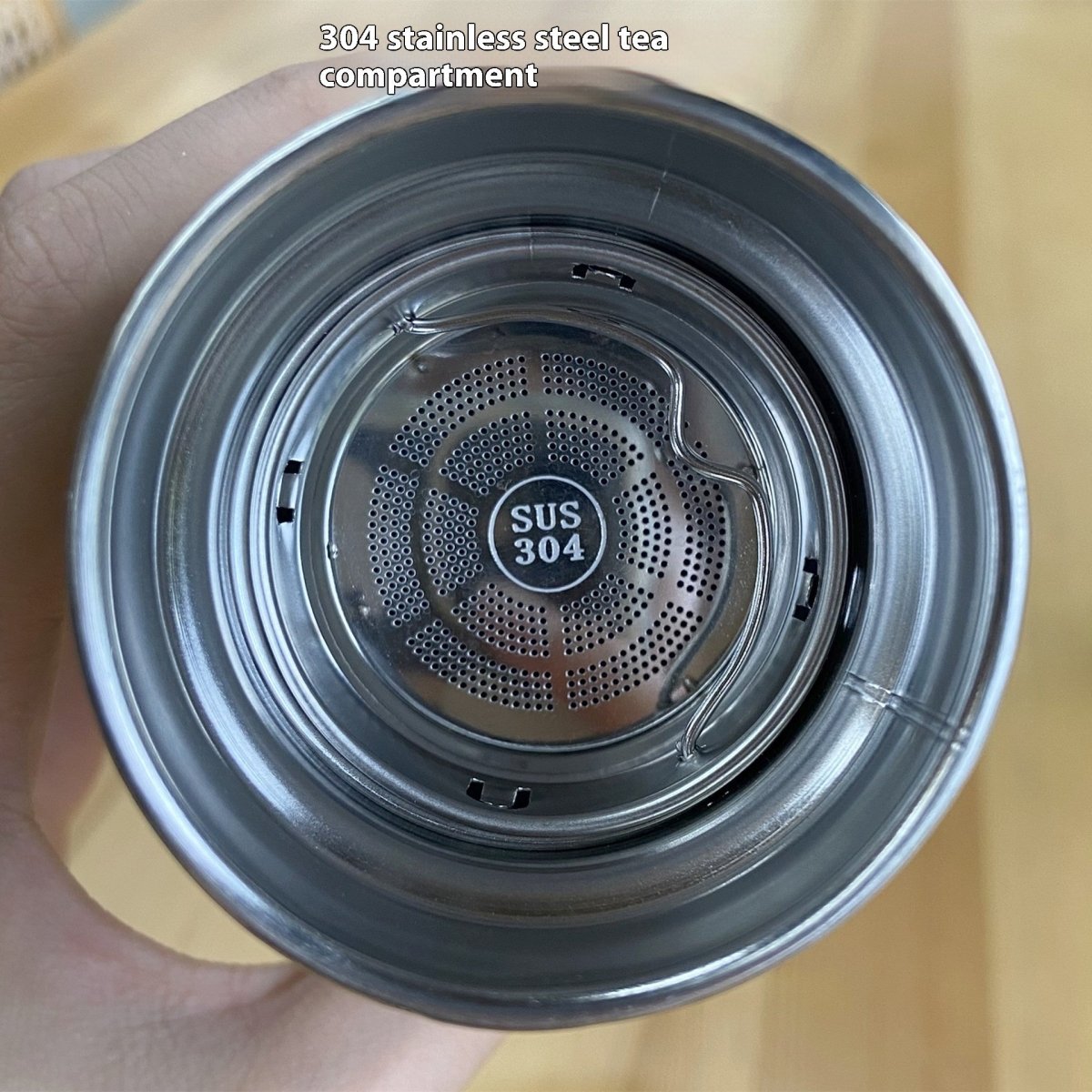 Stainless Steel Double - layer Intelligent Display Temperature Cup - AmiraMart