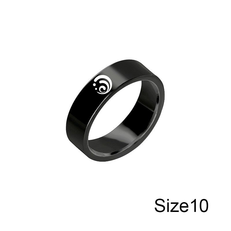 Stainless Steel Thunder Element Rings - AmiraMart