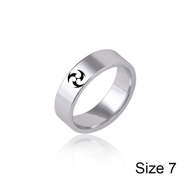 Stainless Steel Thunder Element Rings - AmiraMart