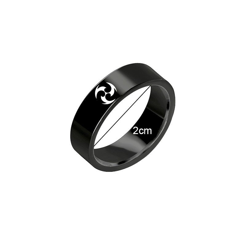 Stainless Steel Thunder Element Rings - AmiraMart