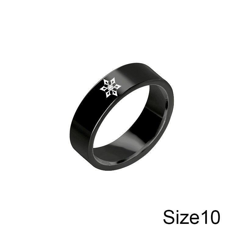 Stainless Steel Thunder Element Rings - AmiraMart