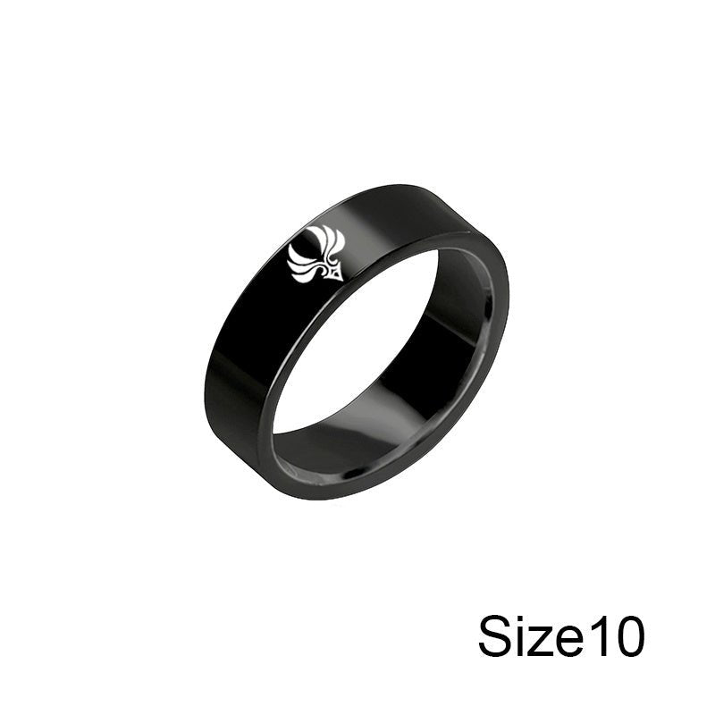 Stainless Steel Thunder Element Rings - AmiraMart