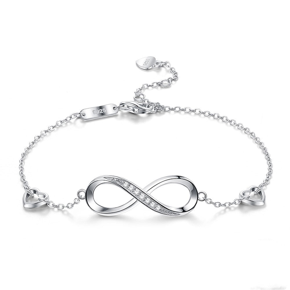 8 Bracelet Female Silver Jewelry - AmiraMart