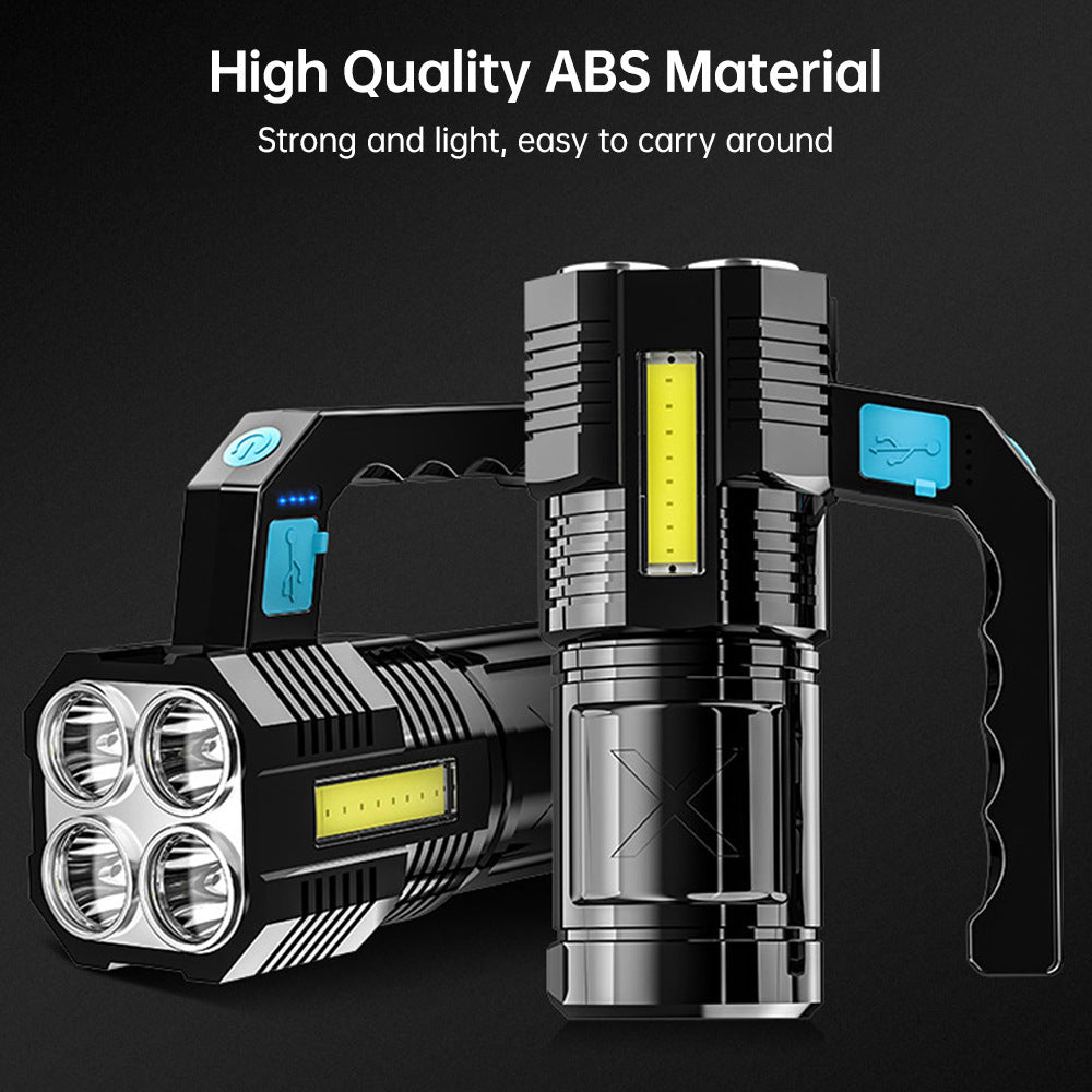 Strong Charging Outdoor Super Bright Flashlight - AmiraMart