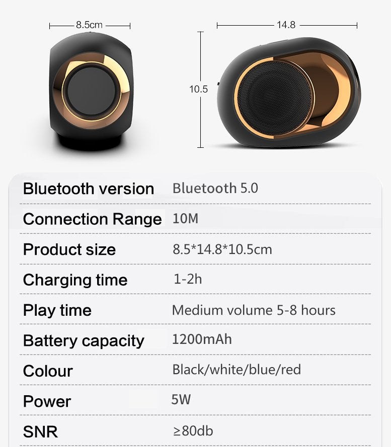 Subwoofer wireless TWS series card sound - AmiraMart