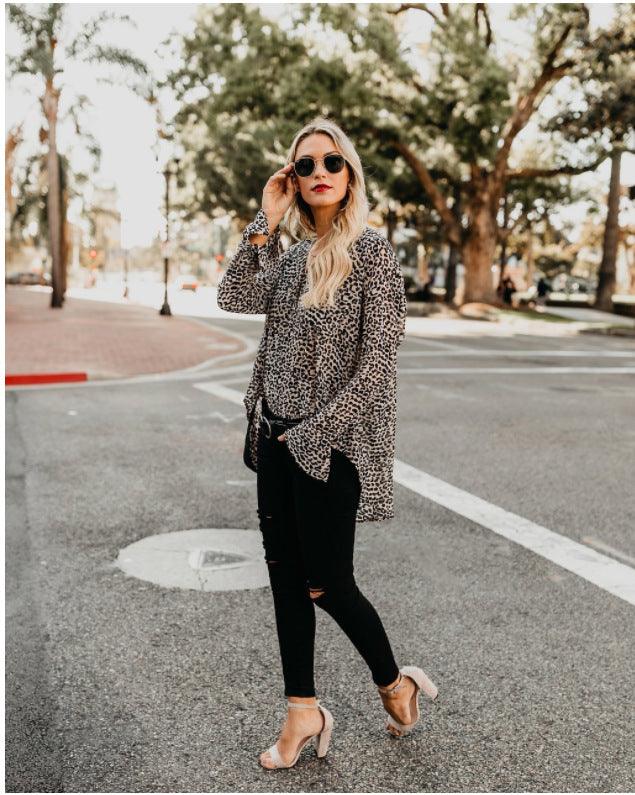 Summer Chiffon Blouse Tops - AmiraMart
