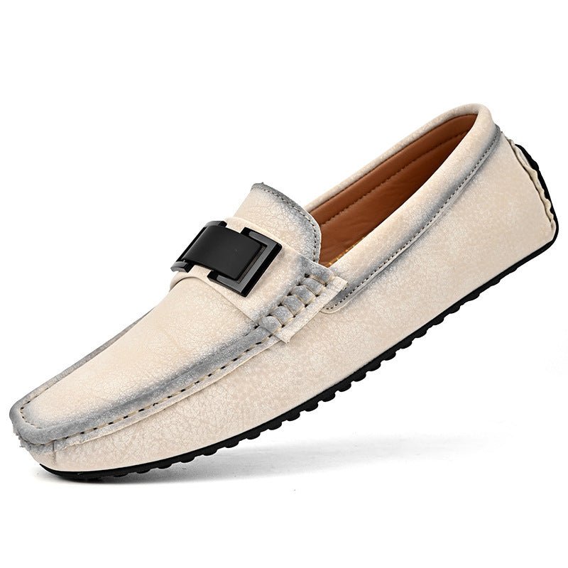 Lightweight Plus Size Cowhide Casual Shoes - AmiraMart