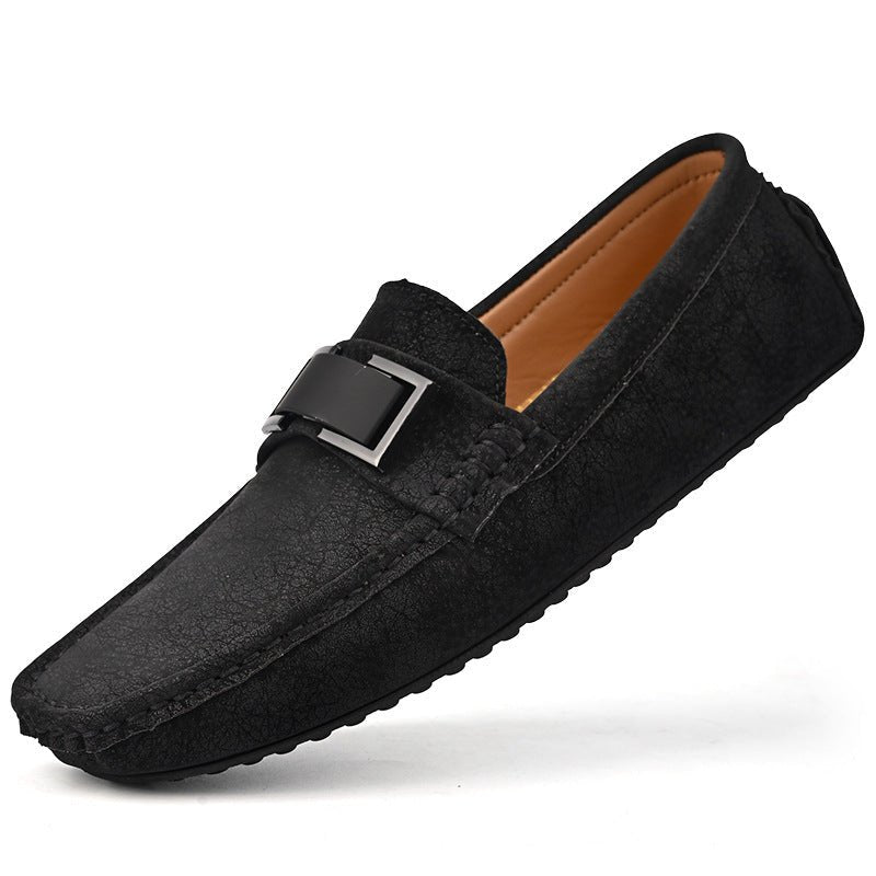 Lightweight Plus Size Cowhide Casual Shoes - AmiraMart