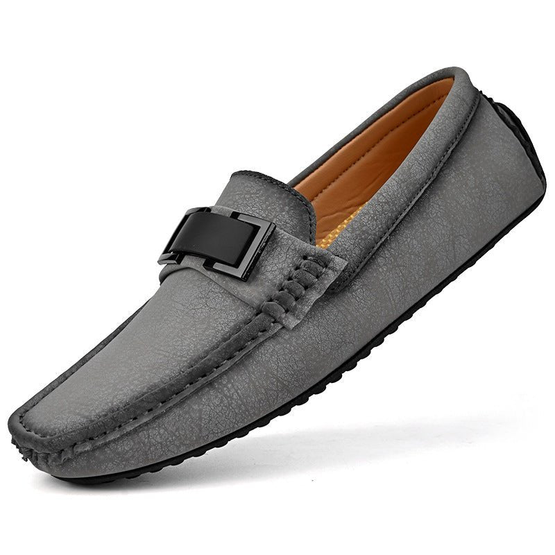 Lightweight Plus Size Cowhide Casual Shoes - AmiraMart