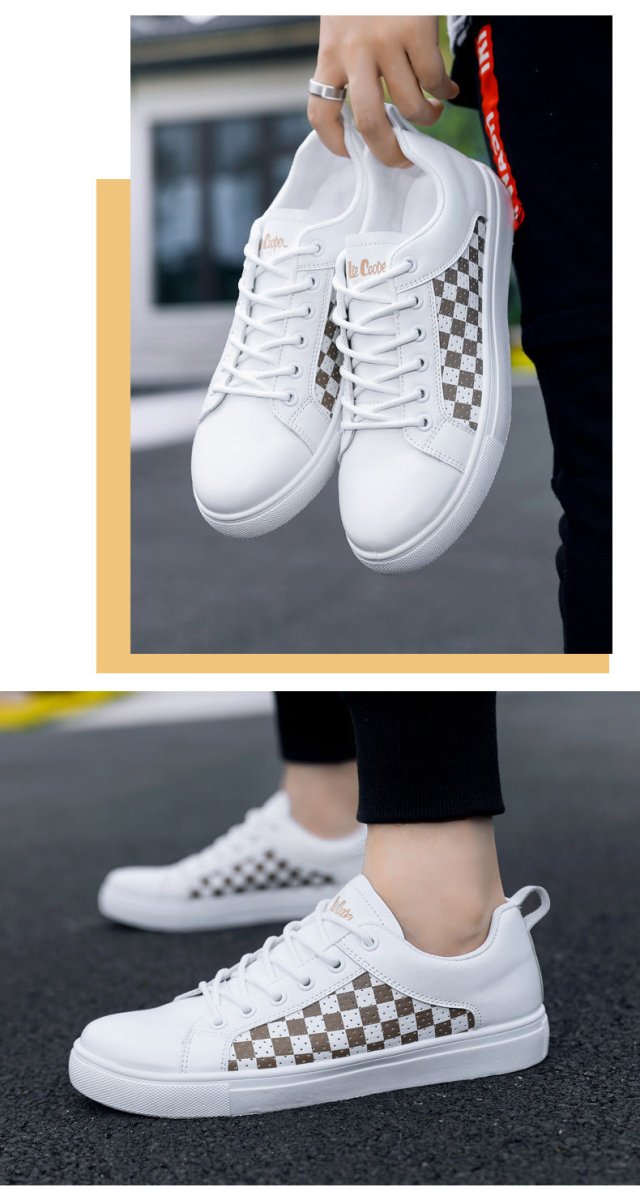 Summer Men's PU Leather Casual Shoes - AmiraMart