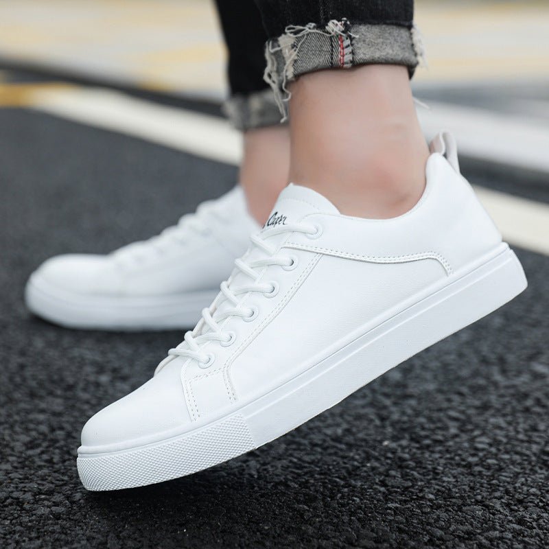 Summer Men's PU Leather Casual Shoes - AmiraMart