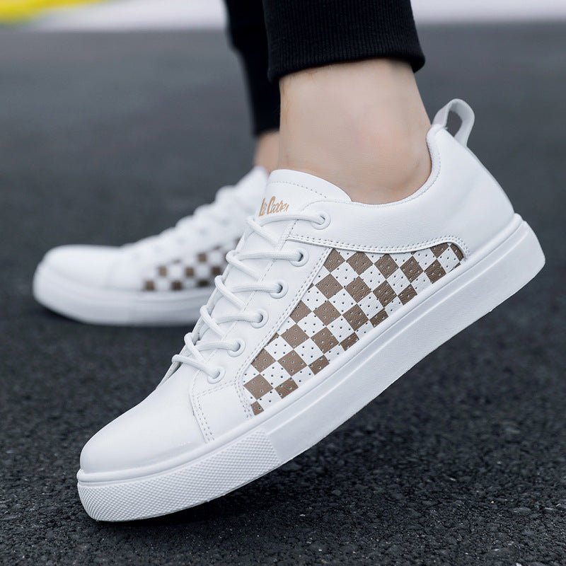 Summer Men's PU Leather Casual Shoes - AmiraMart