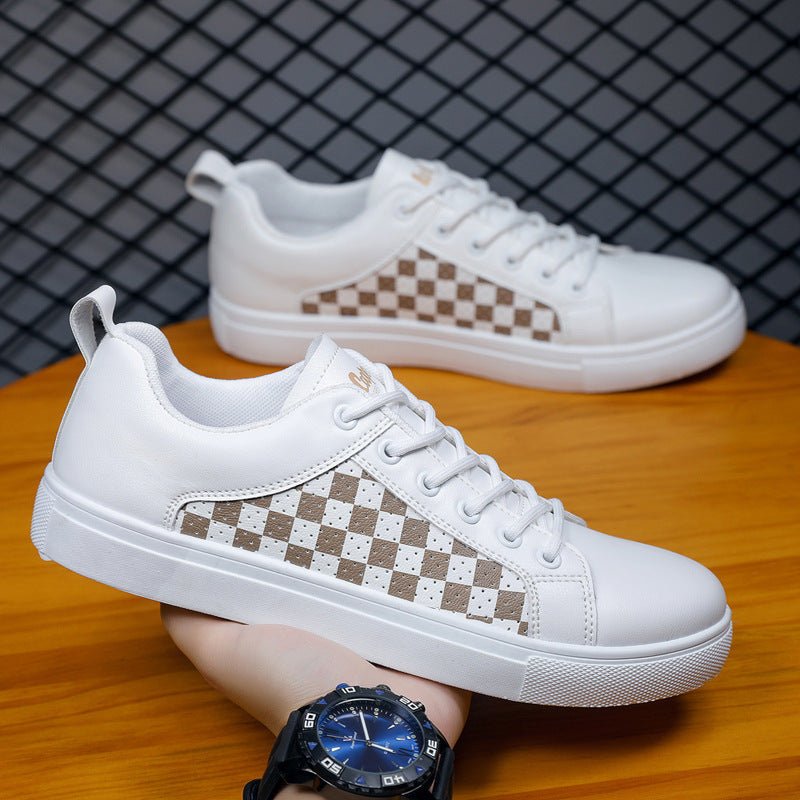 Summer Men's PU Leather Casual Shoes - AmiraMart