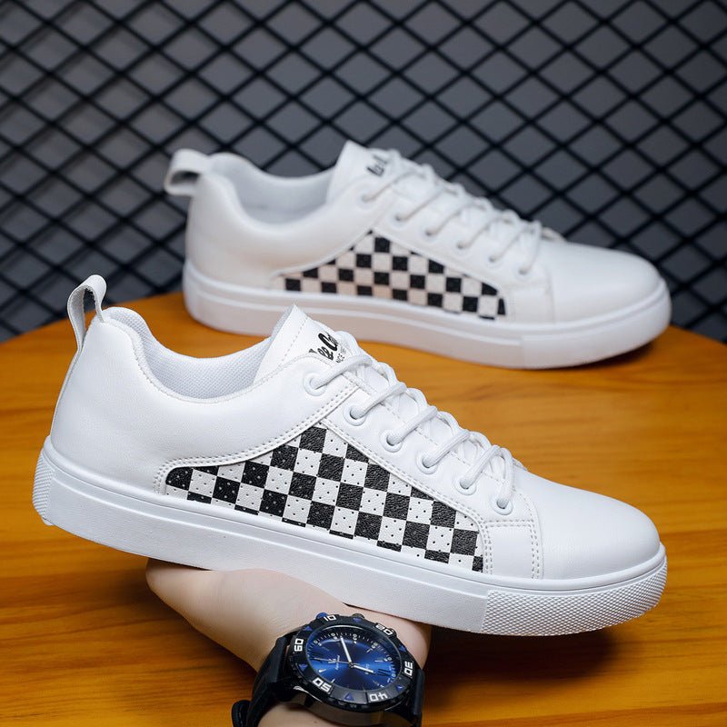 Summer Men's PU Leather Casual Shoes - AmiraMart