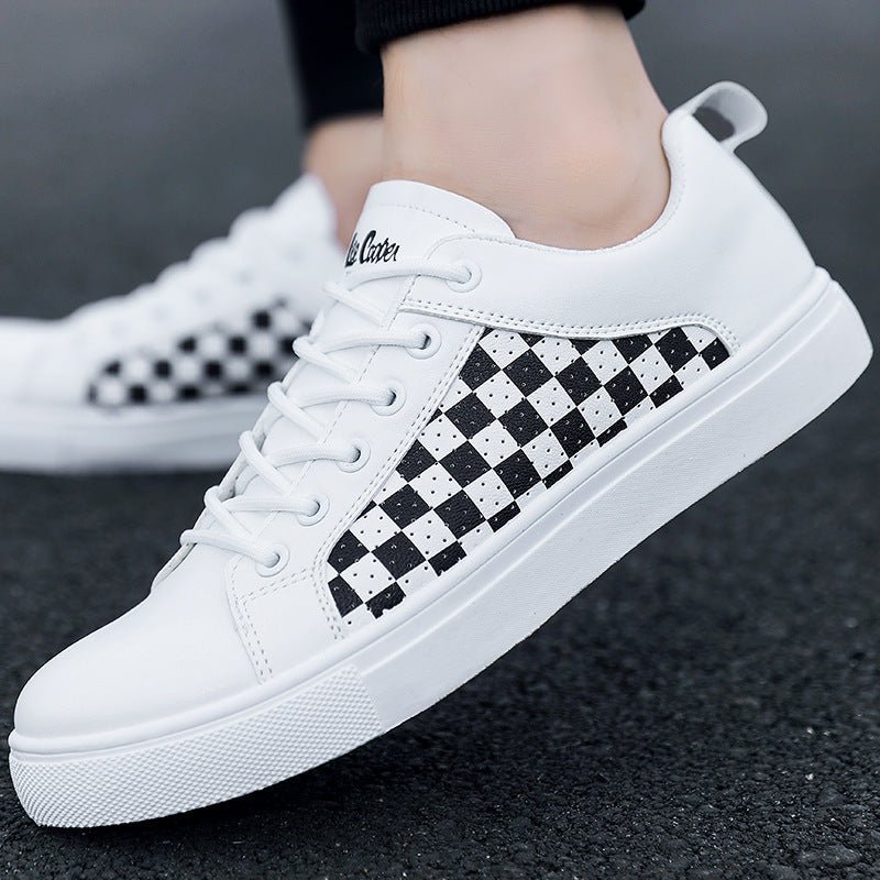 Summer Men's PU Leather Casual Shoes - AmiraMart