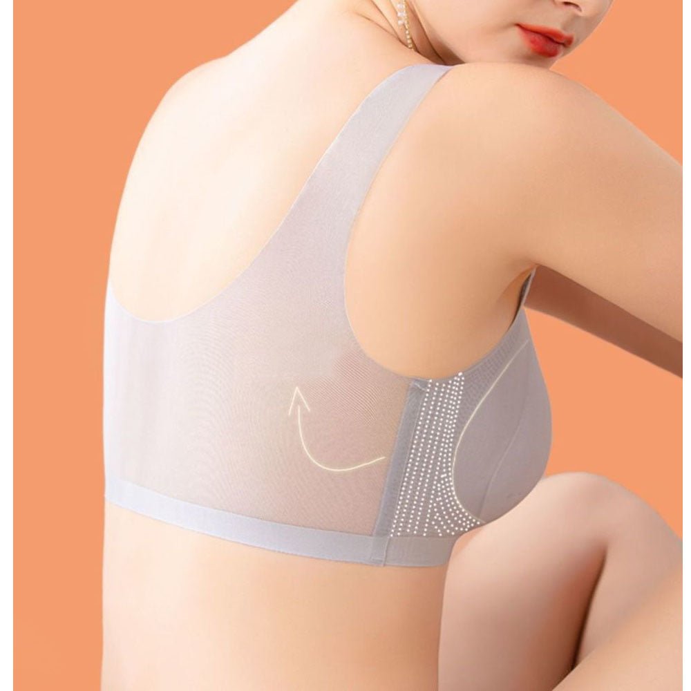 Summer Ultra - thin Ice Silk Seamless Porosity Bra - AmiraMart