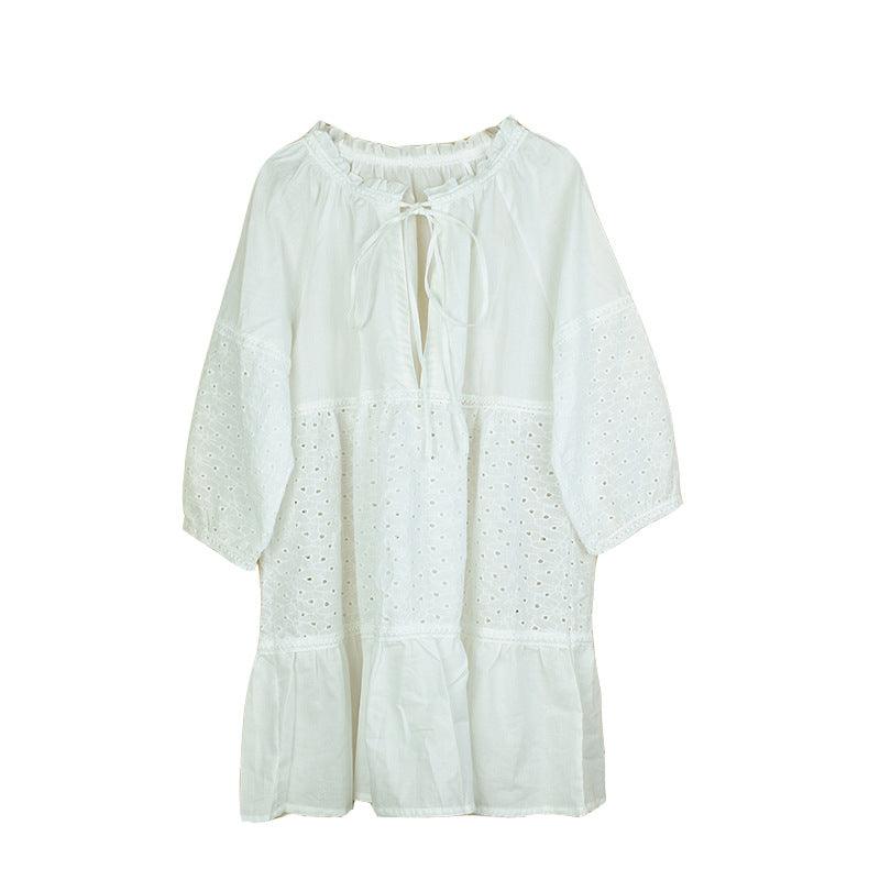 Sun Protection Clothing Women Loose Bikini Blouse - AmiraMart