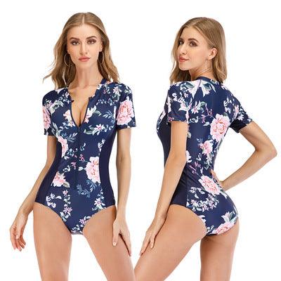 Surf suit one - piece swimsuit - AmiraMart
