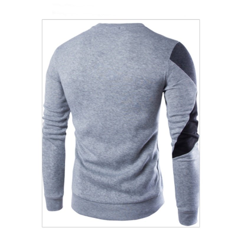 Casual O - Neck Slim Cotton Knitted Mens Sweaters - AmiraMart