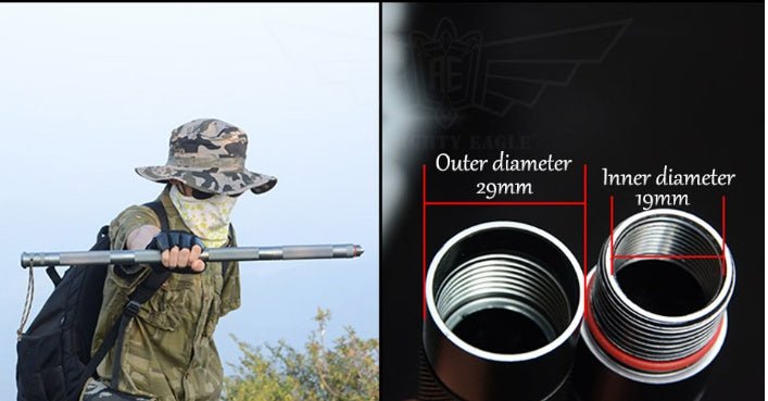 Tactical Hiking Stick – Multifunctional Outdoor Tool - AmiraMart