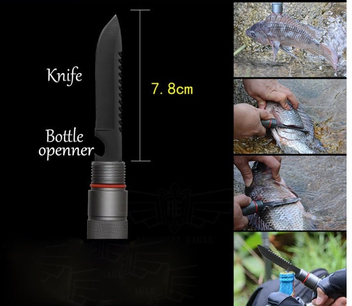 Tactical Hiking Stick – Multifunctional Outdoor Tool - AmiraMart