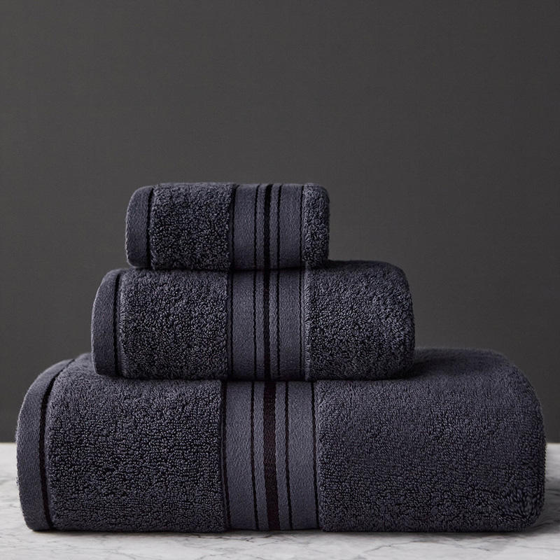 Thick Cotton Bath Towel Set - AmiraMart
