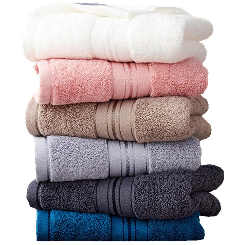 Thick Cotton Bath Towel Set - AmiraMart