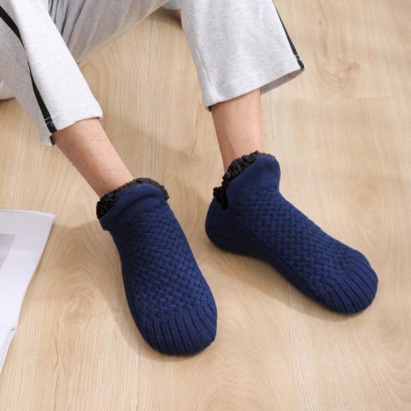 Thicken Warm Home Bedroom Socks Slippers - AmiraMart
