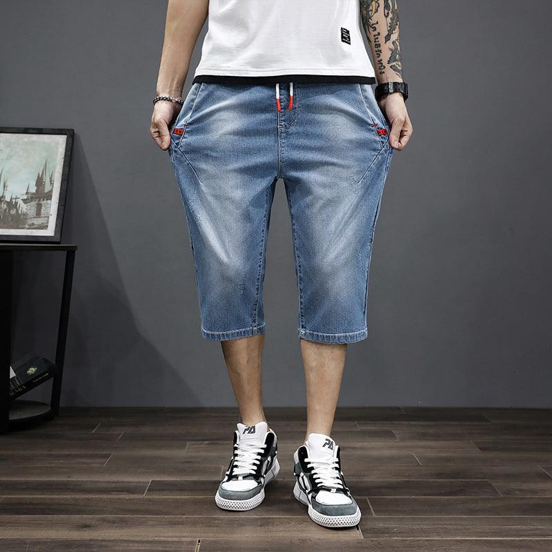 Thin Cropped Jeans - AmiraMart
