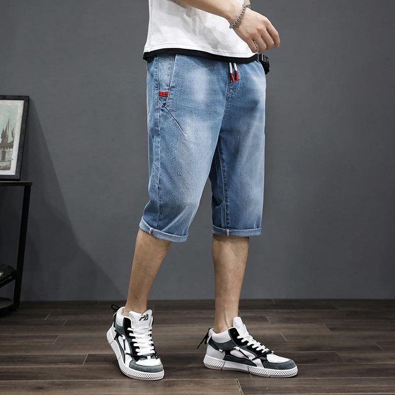 Thin Cropped Jeans - AmiraMart