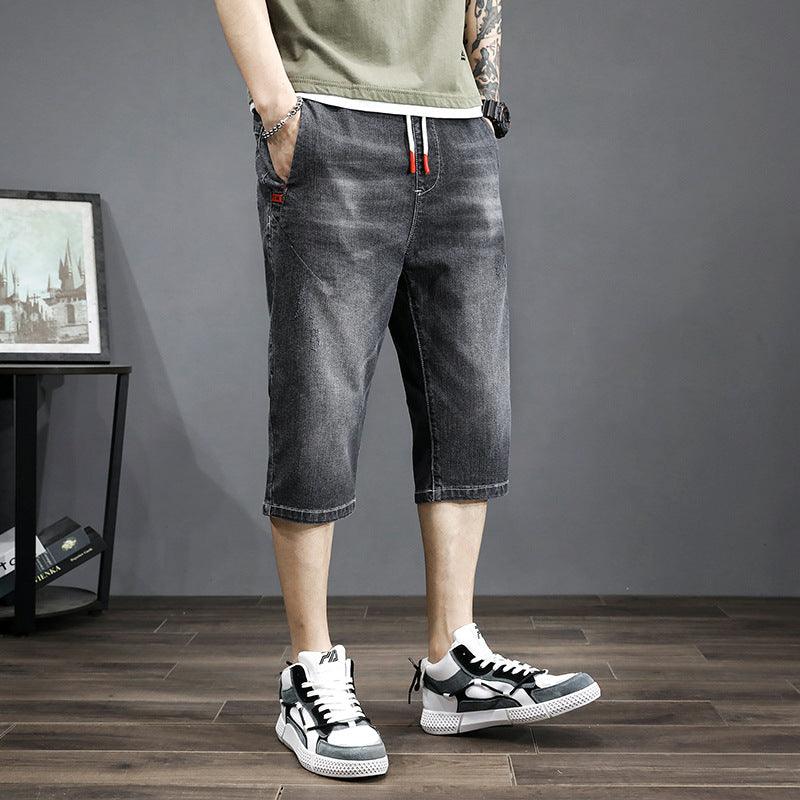 Thin Cropped Jeans - AmiraMart