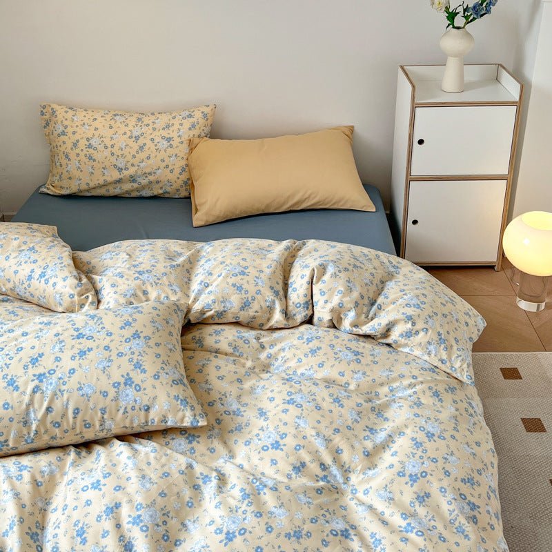 Three Or Four Piece Set Of Small Floral Bed - AmiraMart