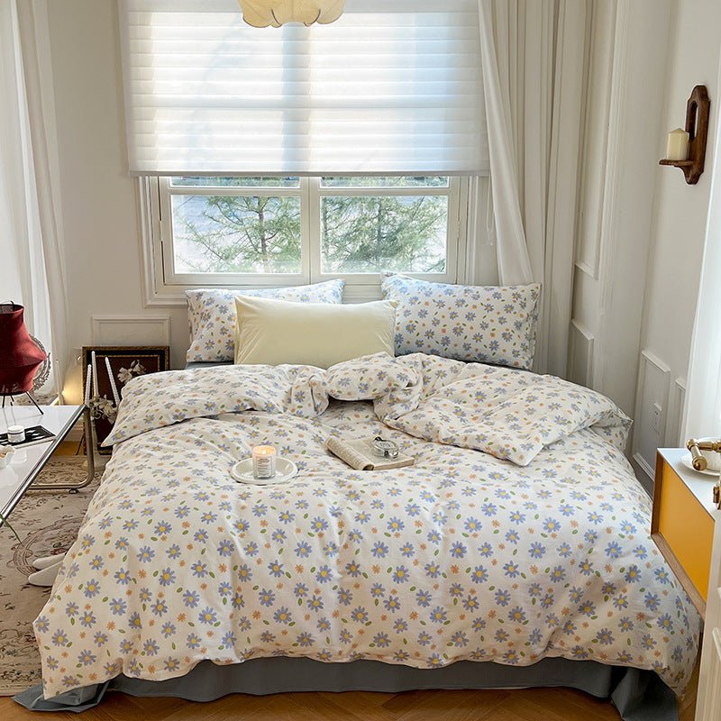 Three Or Four Piece Set Of Small Floral Bed - AmiraMart