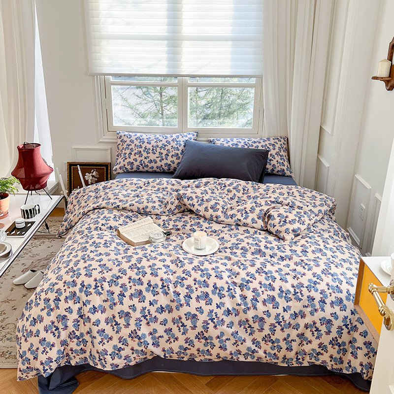 Three Or Four Piece Set Of Small Floral Bed - AmiraMart