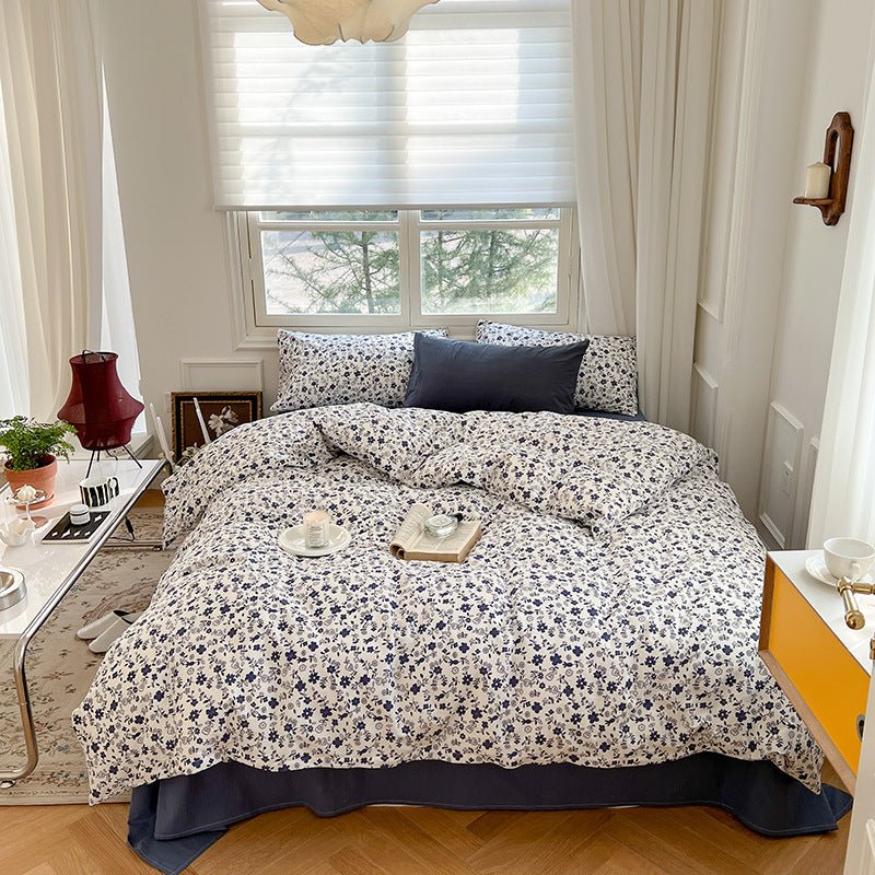 Three Or Four Piece Set Of Small Floral Bed - AmiraMart