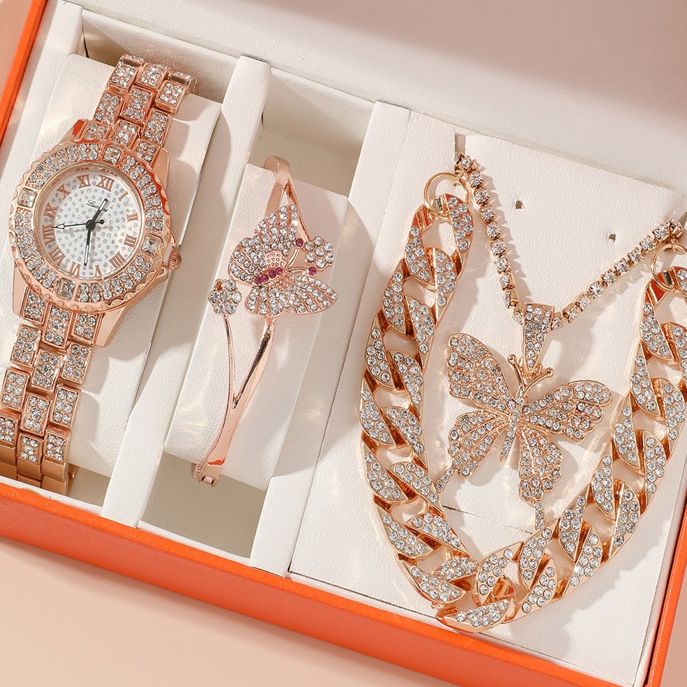 Three - Piece Gift Box Quartz Watch - AmiraMart
