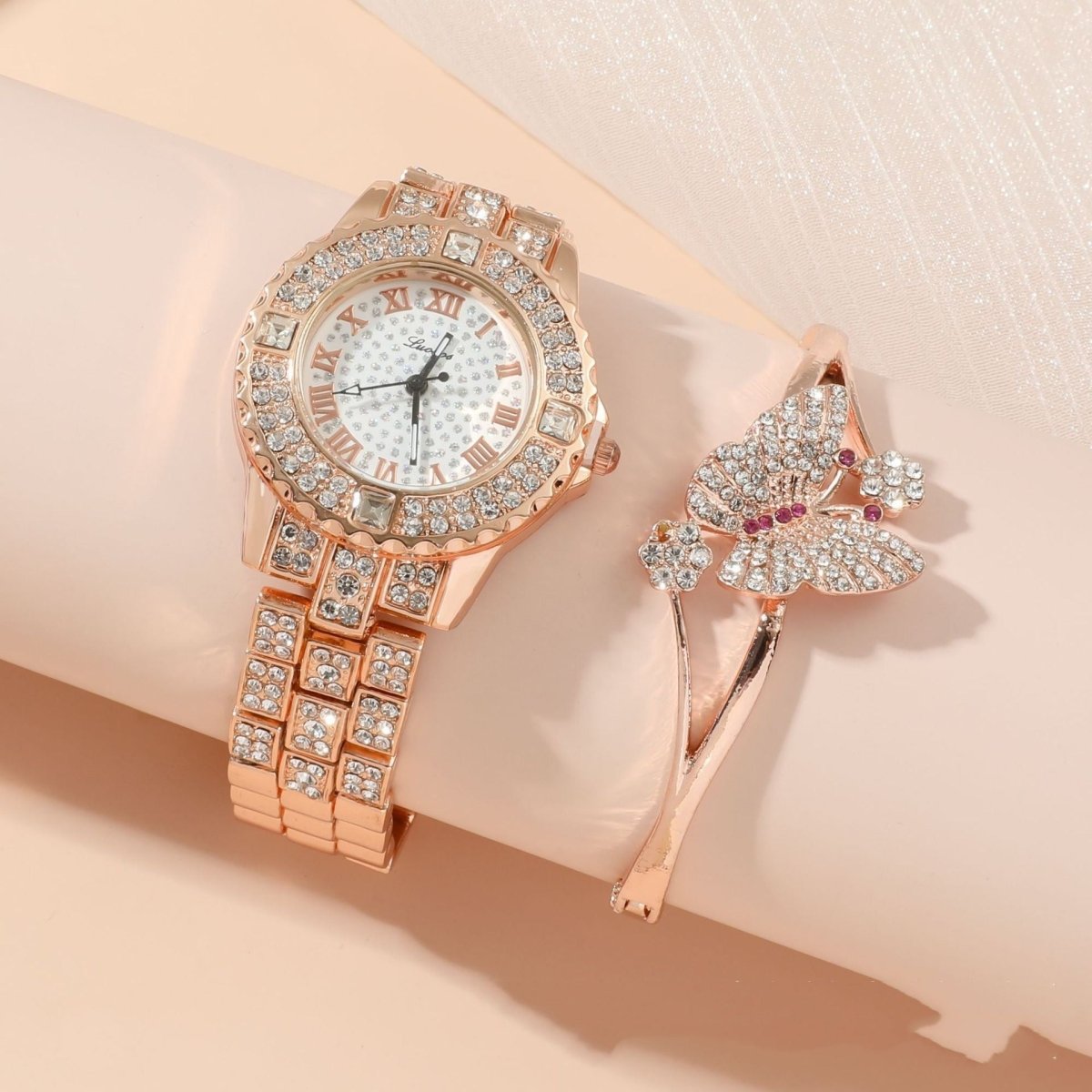 Three - Piece Gift Box Quartz Watch - AmiraMart