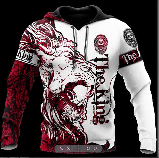 Trendy Men's Animal Print Autumn Fashion Sweatshirt - AmiraMart